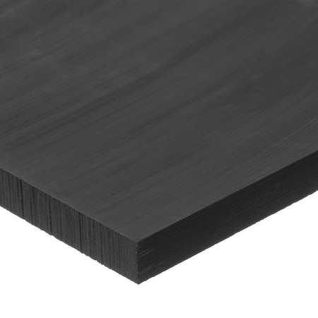 Black Acetal Copolymer Plastic Bar 12 L, 1-1/2 W